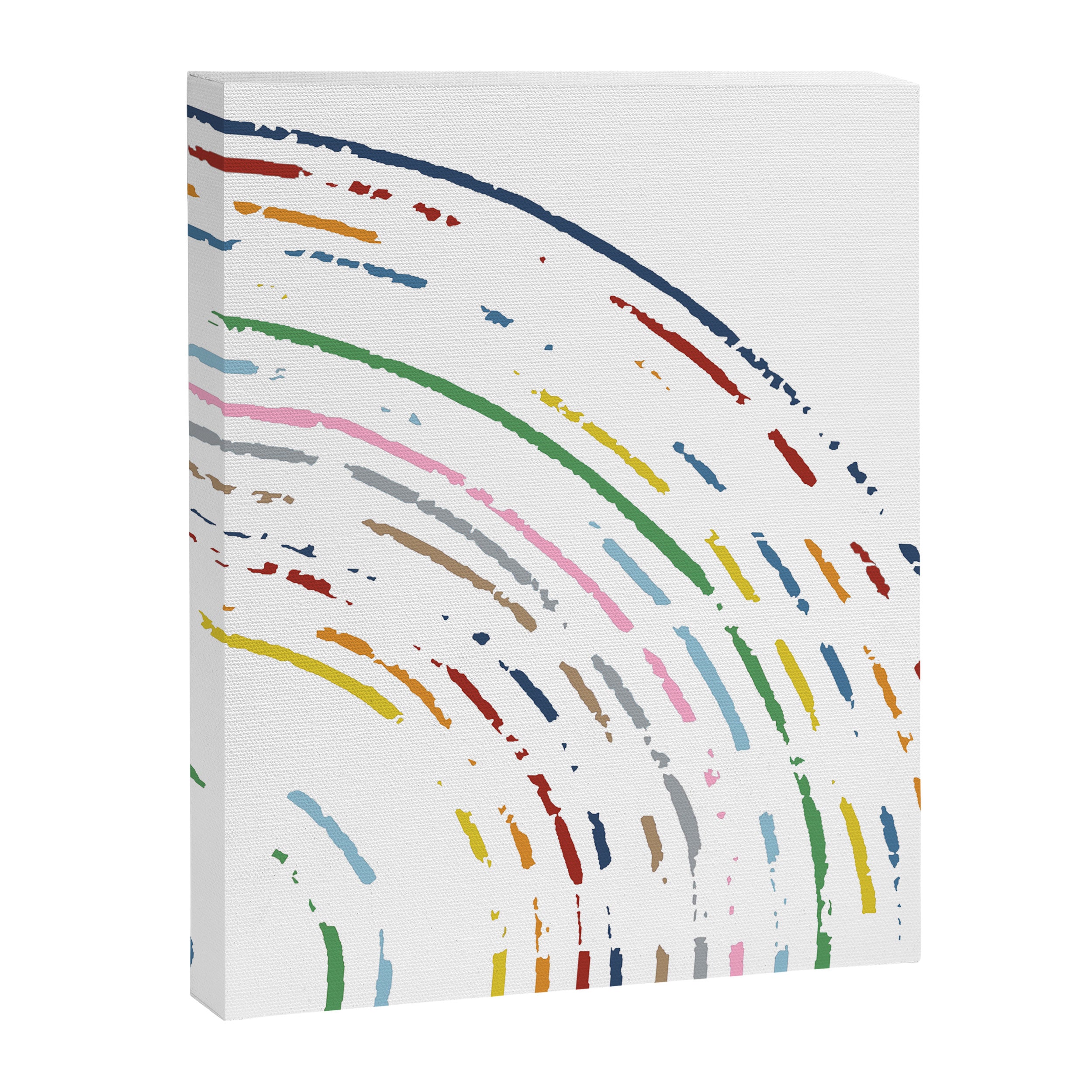 Rainbow Part Disc Canvas Print Gallery Image 8