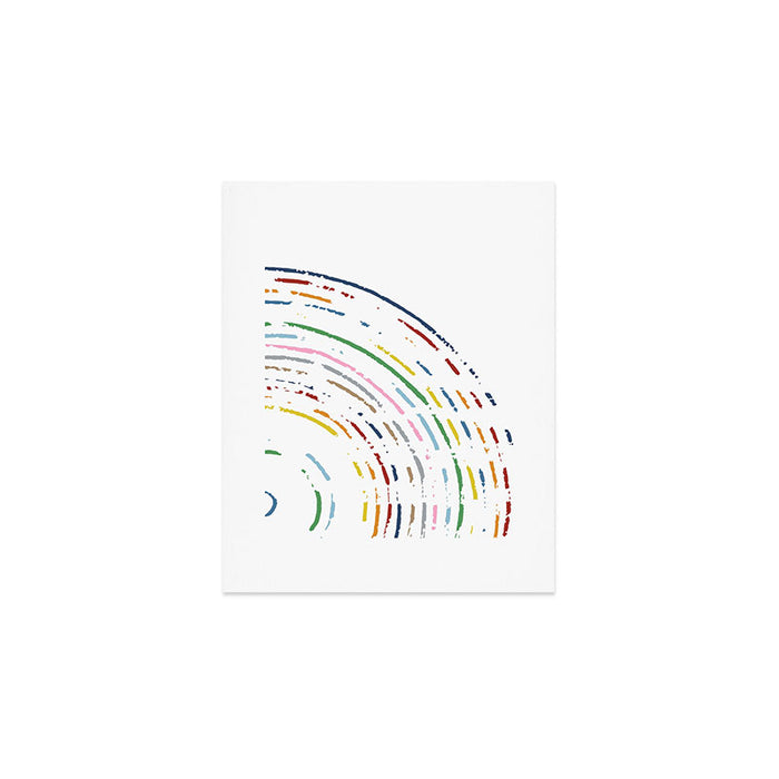 Rainbow Part Disc Art Print Gallery Image 1