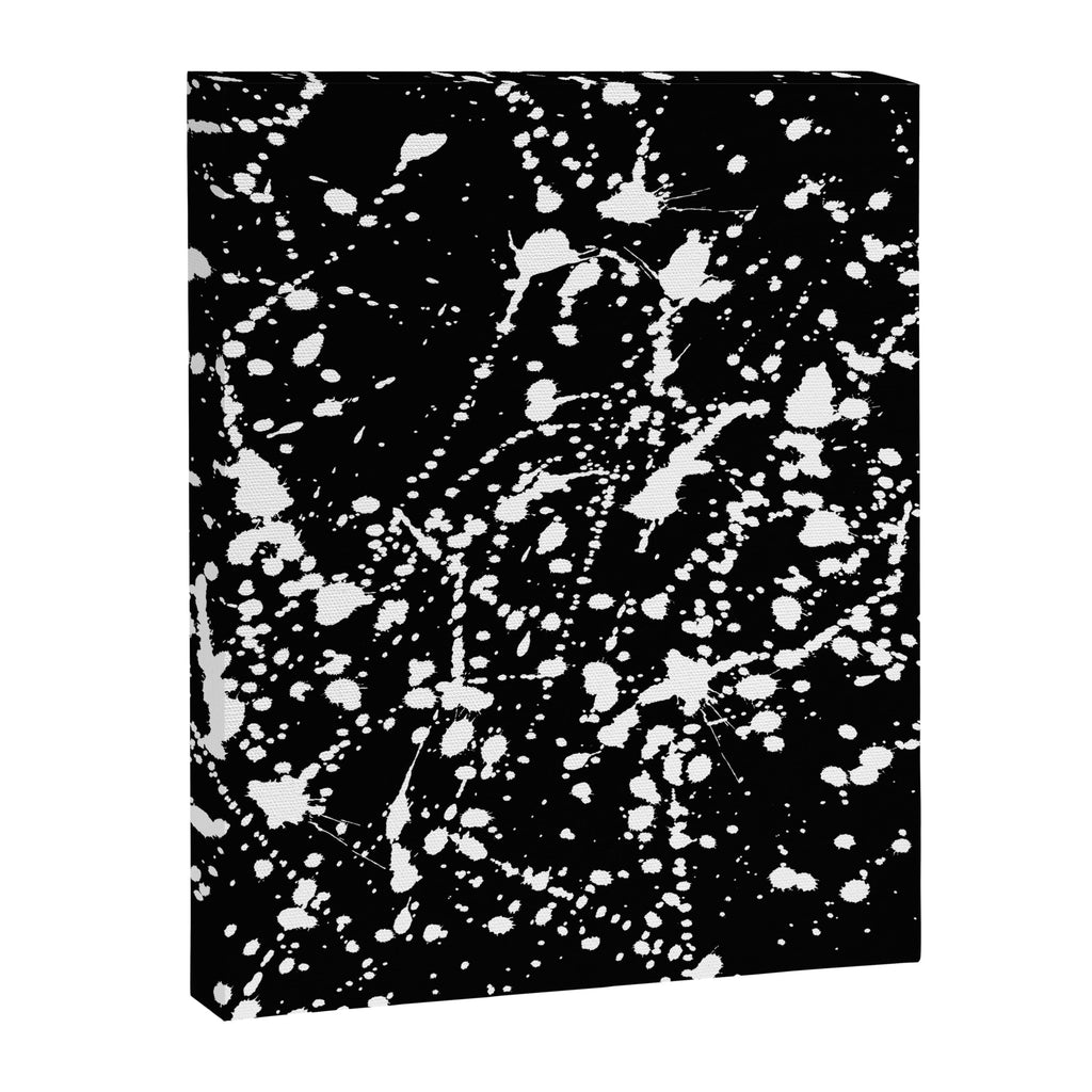 Splat Black Canvas Print Gallery Image 8