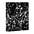 Splat Black Canvas Print Gallery Image 8