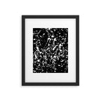 Splat Black Framed Art Print Gallery Image 6