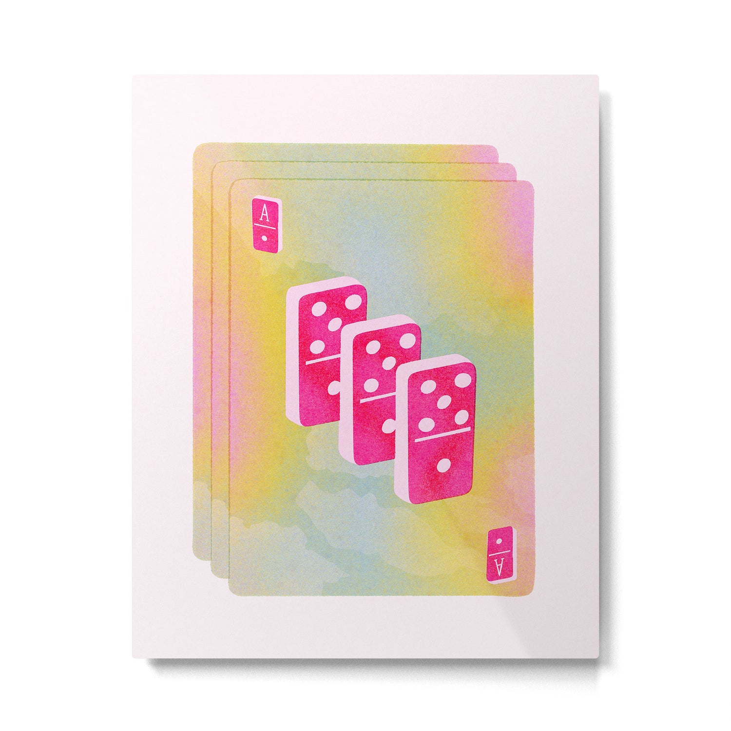 Ace of Dominoes Metal Print Gallery Image 4
