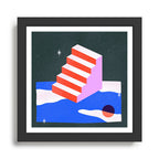 Alone Stairway  Framed Art Print Gallery Image 1