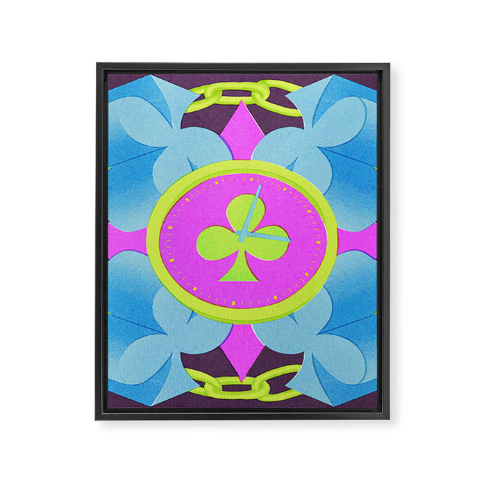 Clockwork Spade Framed Canvas Print Gallery Image 1
