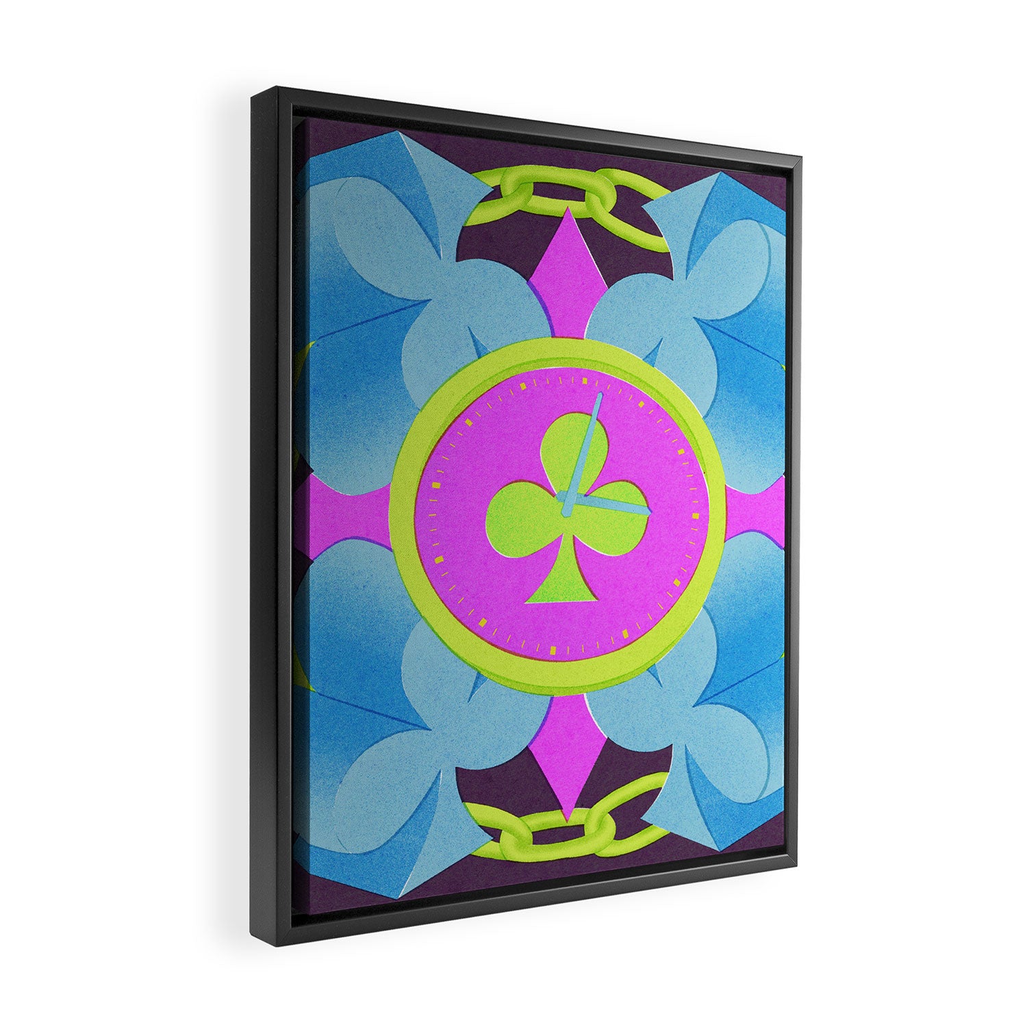 Clockwork Spade Framed Canvas Print Gallery Image 2