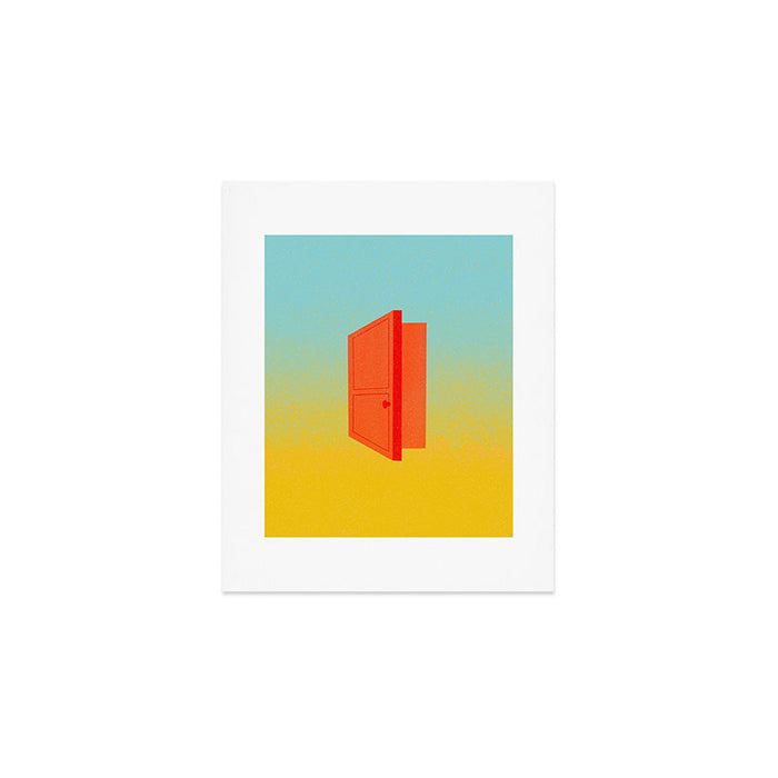 Door on Gradient Art Print Gallery Image 1