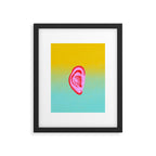 Floating Ear Framed Art Print Gallery Image 5