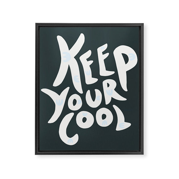 Keep Your Cool Framed Canvas Print Gallery Image 1