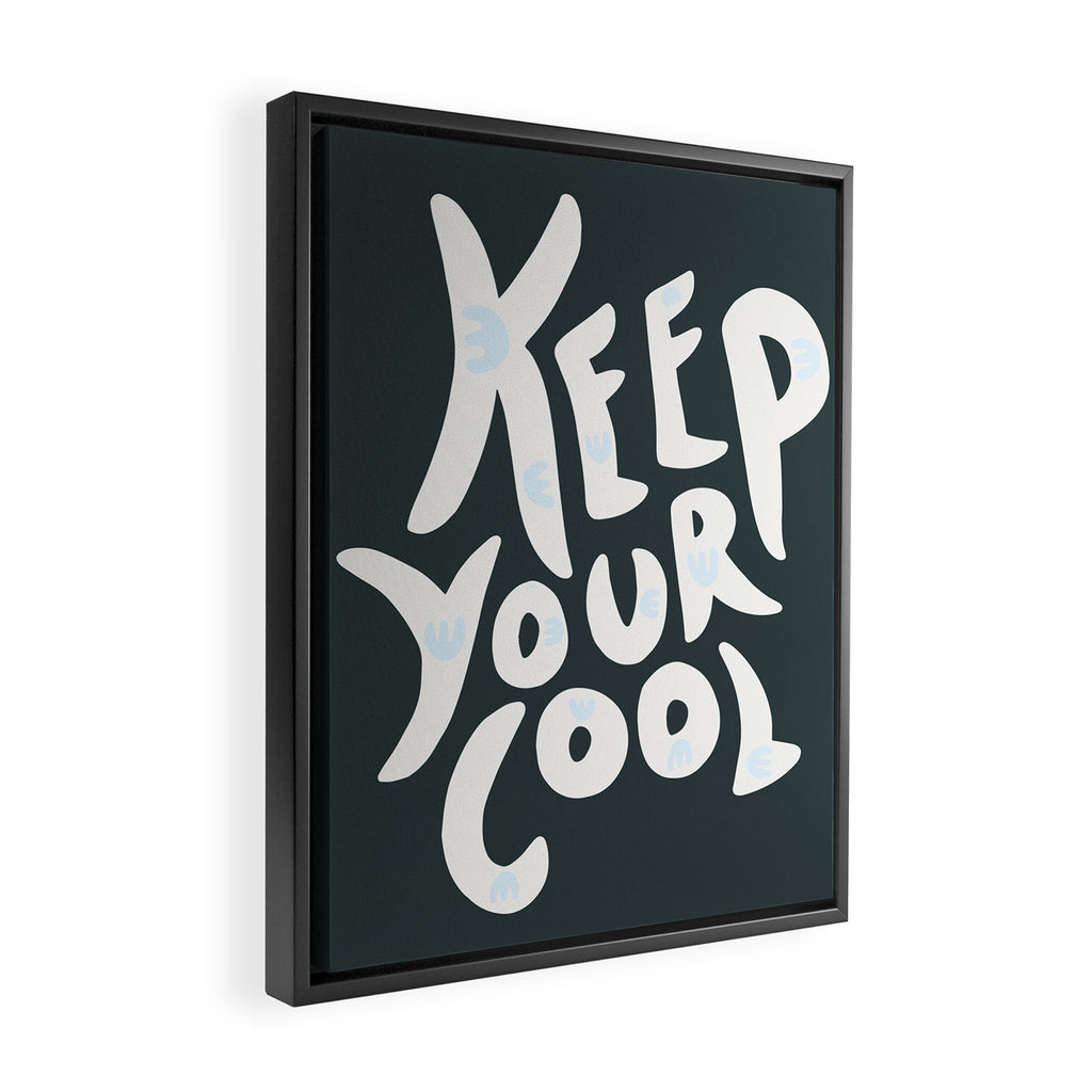 Keep Your Cool Framed Canvas Print Gallery Image 2