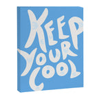 Keep Your Cool in Blue Canvas Print Gallery Image 8