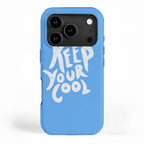 Keep Your Cool in Blue iPhone Case Gallery Image 1