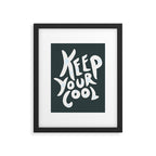 Keep Your Cool Framed Art Print Gallery Image 6