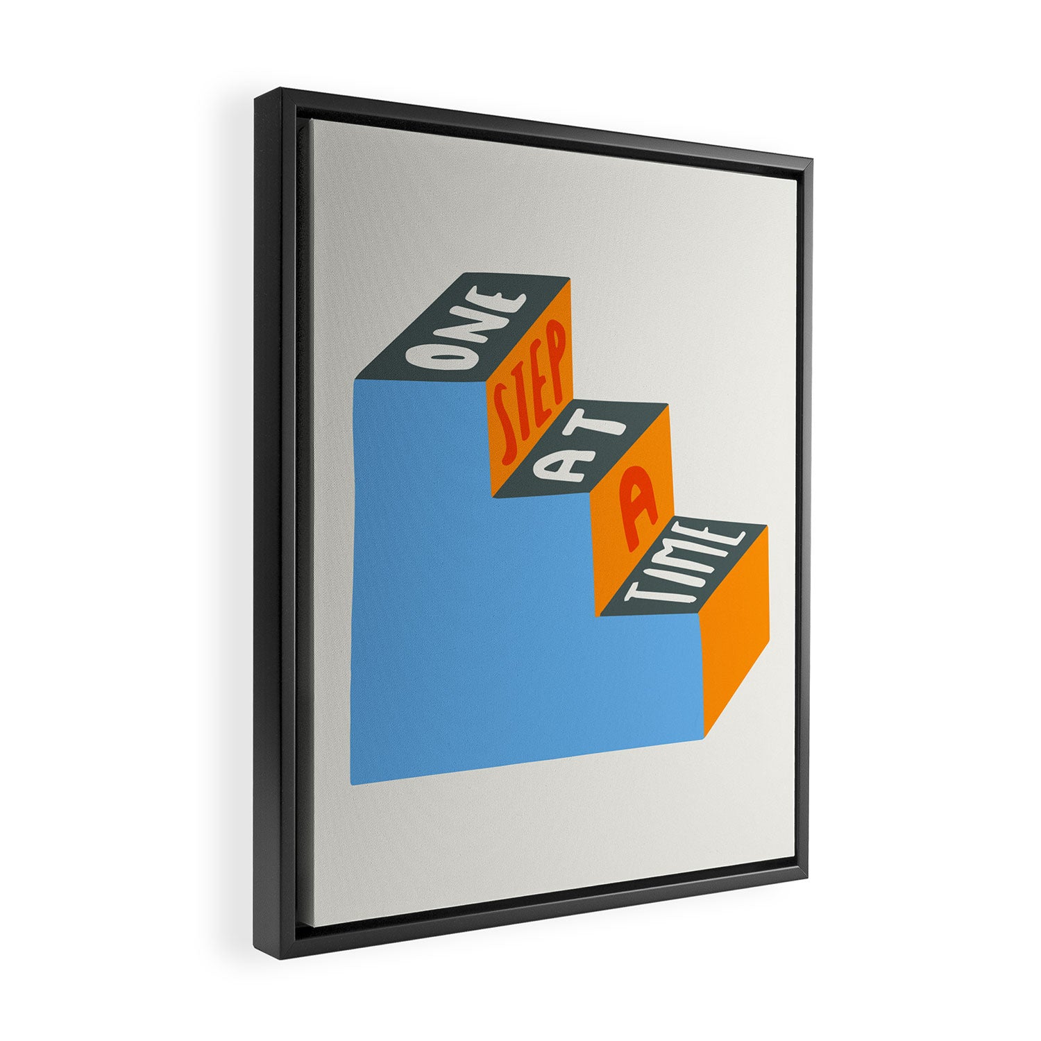 One Step at a Time Framed Canvas Print Gallery Image 2