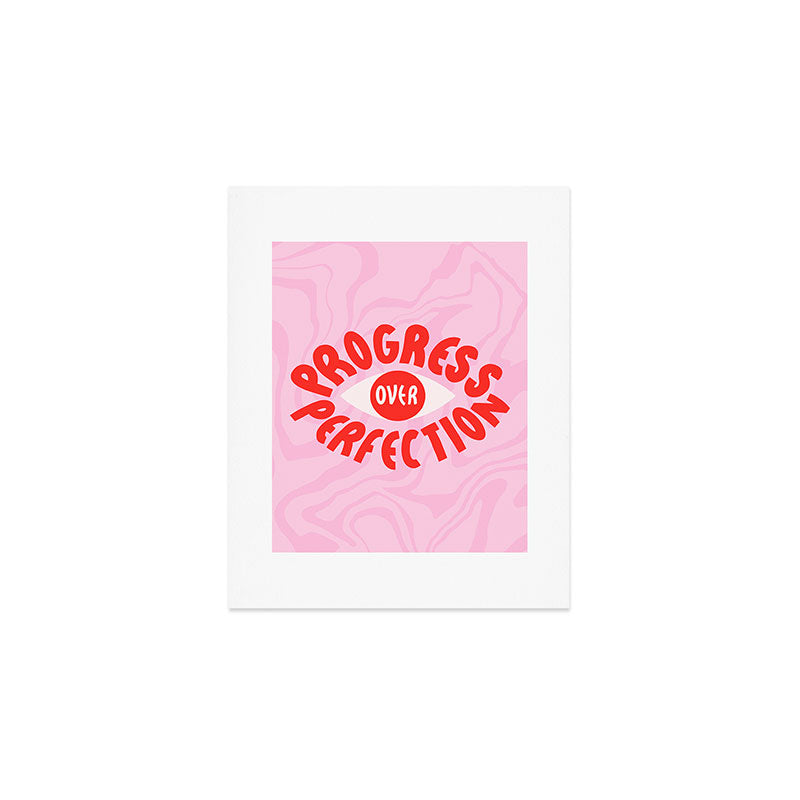 Progress over Perfection Art Print Gallery Image 1