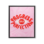 Progress over Perfection Framed Canvas Print Gallery Image 8