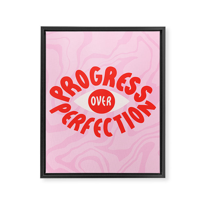 Progress over Perfection Framed Canvas Print Gallery Image 8