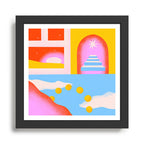 Six Suns Rising Framed Art Print Gallery Image 1