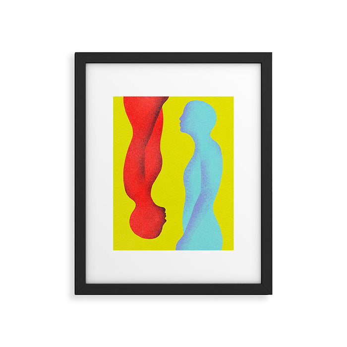 Staring Contest Framed Art Print Gallery Image 1