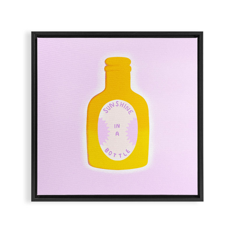Sunshine in a Bottle Framed Canvas Print Gallery Image 3