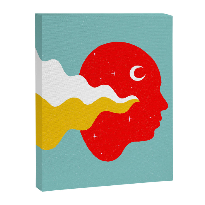 Weird Feelings (Primary Colors) Canvas Print Gallery Image 1