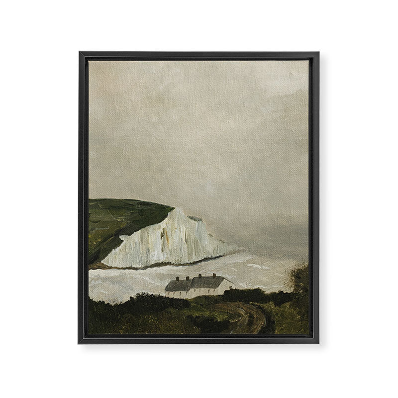 White Cliffs Framed Canvas Print Gallery Image 6