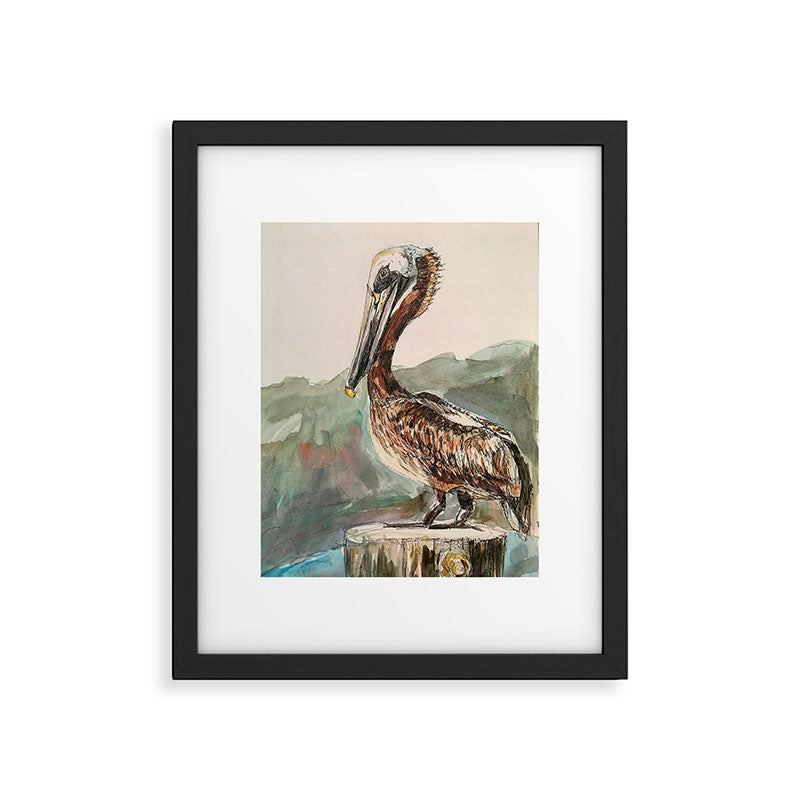 Pelican Framed Art Print