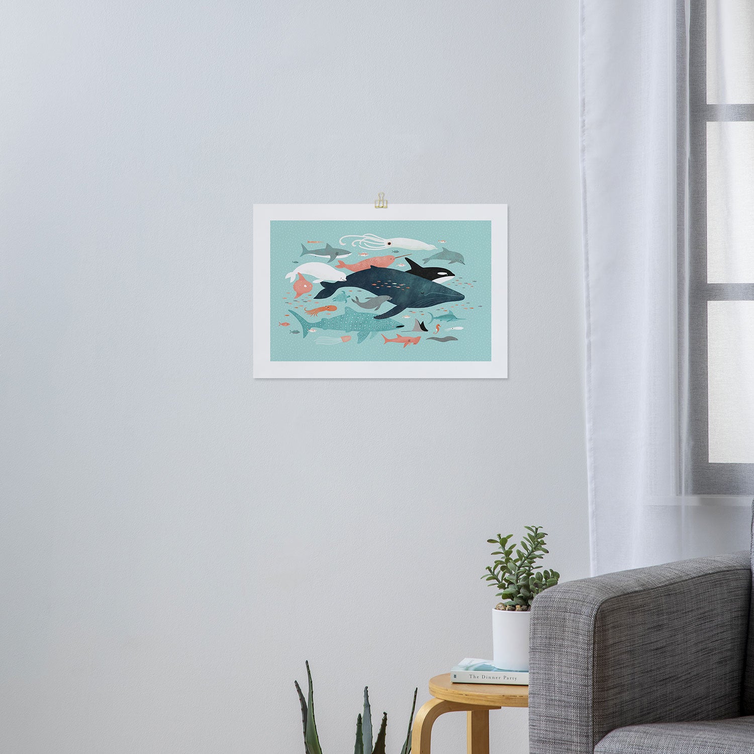 Under the Sea Menagerie Art Print Gallery Image 3