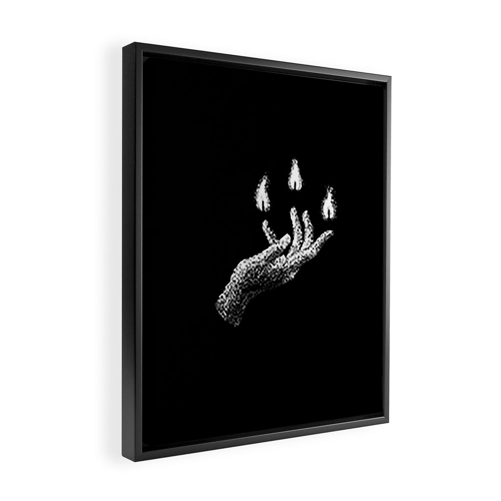 A Light in the Dark Framed Canvas Print Gallery Image 2