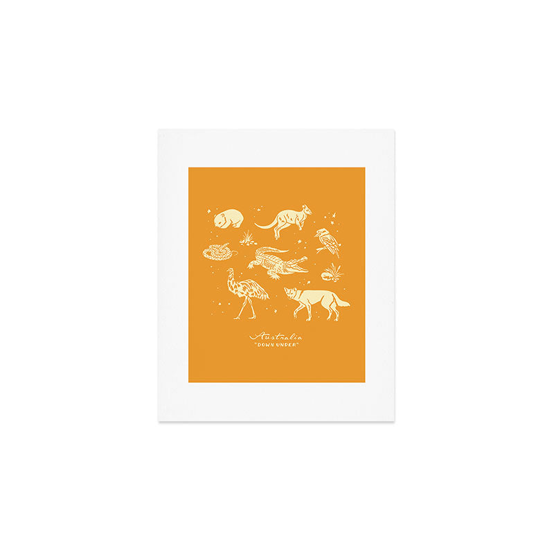 Animals of Australia Art Print Gallery Image 1