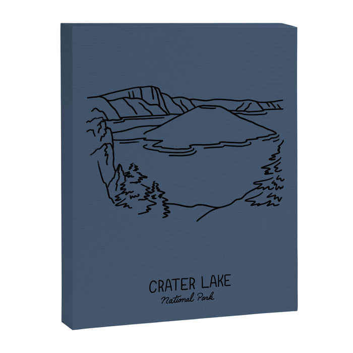 Crater Lake National Park Canvas Print Gallery Image 1
