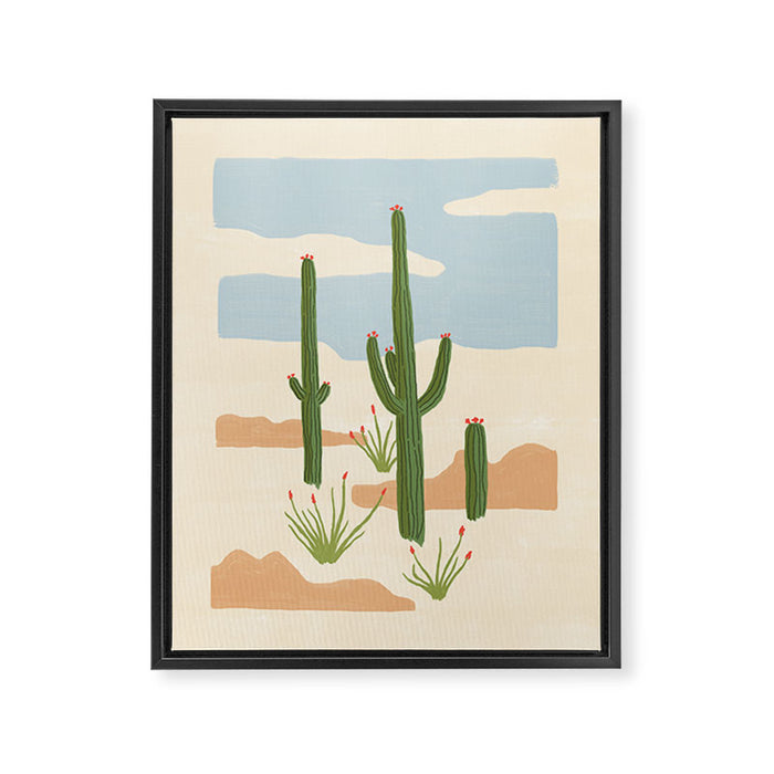 Desert Still Life Framed Canvas Print Gallery Image 1