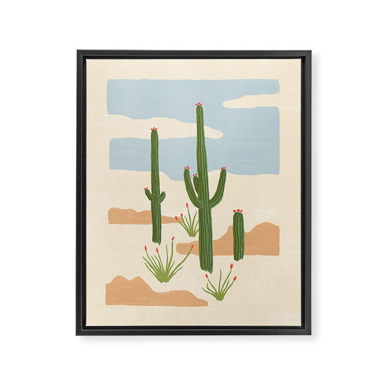 Desert Still Life Framed Canvas Print Gallery Image 6