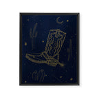 Follow the Western Star Framed Canvas Print Gallery Image 6