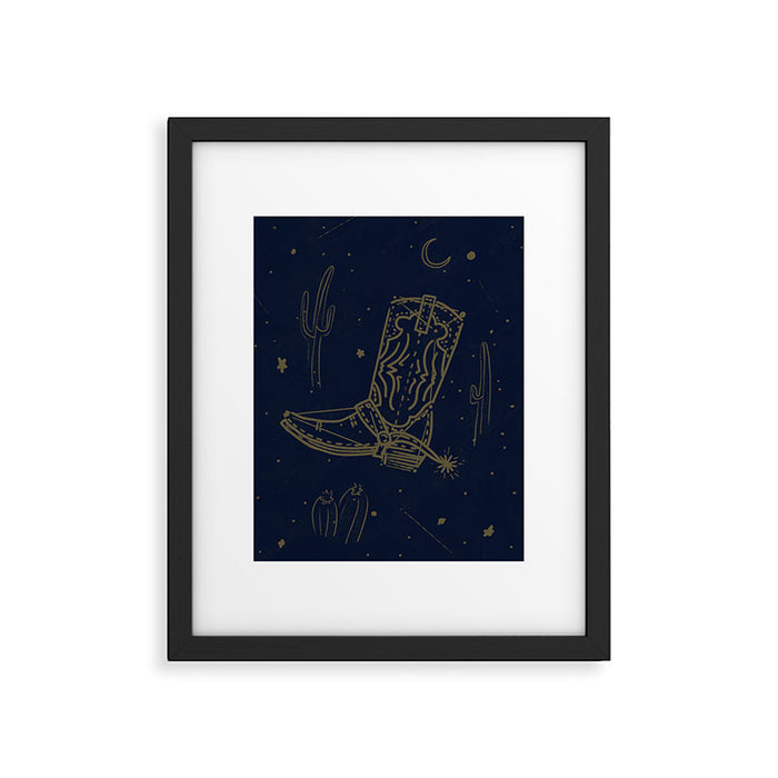 Follow the Western Star Framed Art Print Gallery Image 1