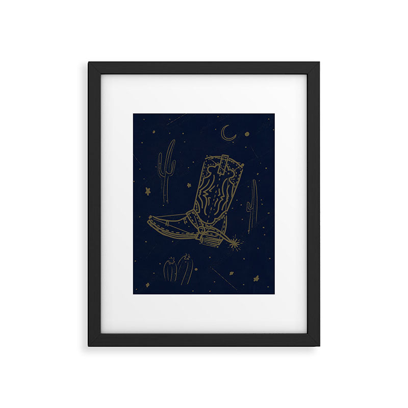 Follow the Western Star Framed Art Print Gallery Image 5