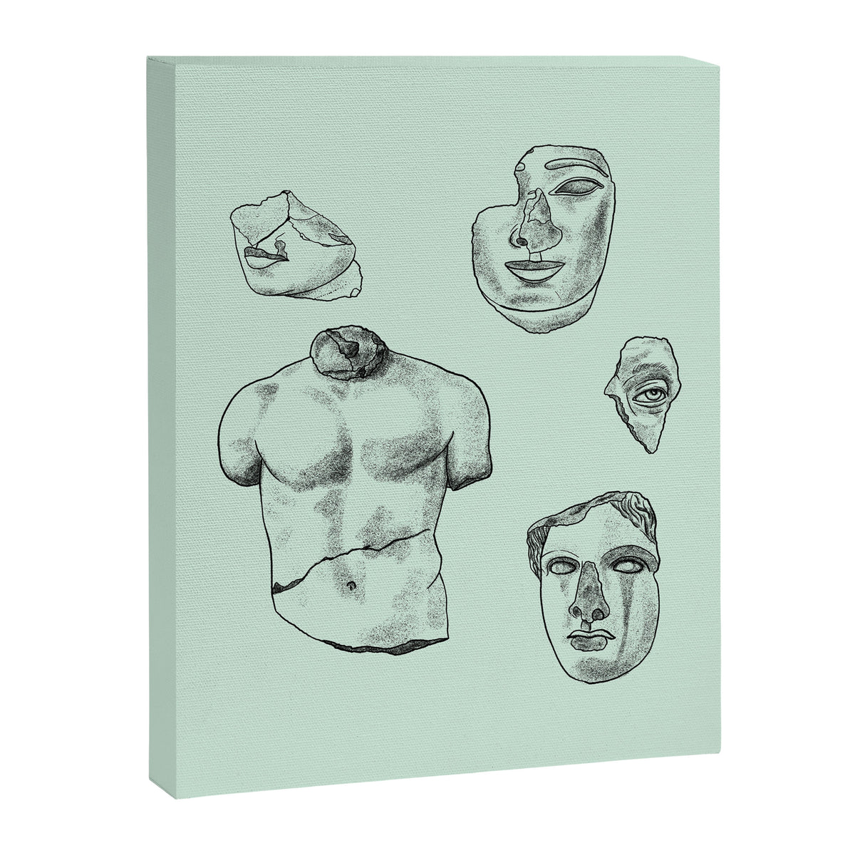 Fragments in Mint Canvas Print Gallery Image 6