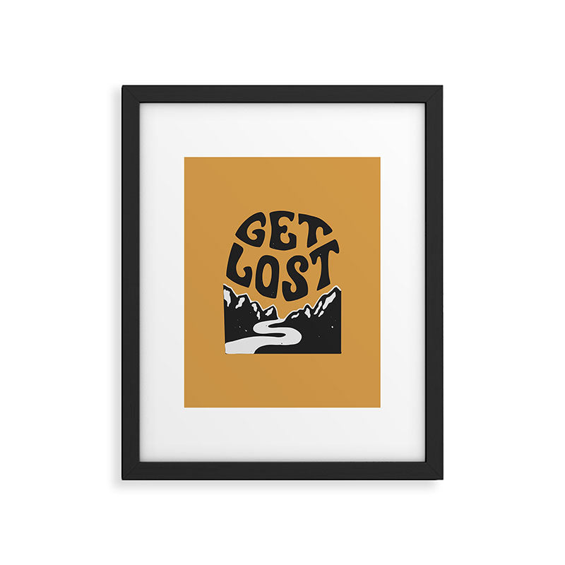 Get Lost Framed Art Print Gallery Image 4