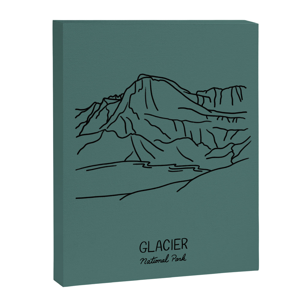 Glacier National Park Canvas Print Gallery Image 6