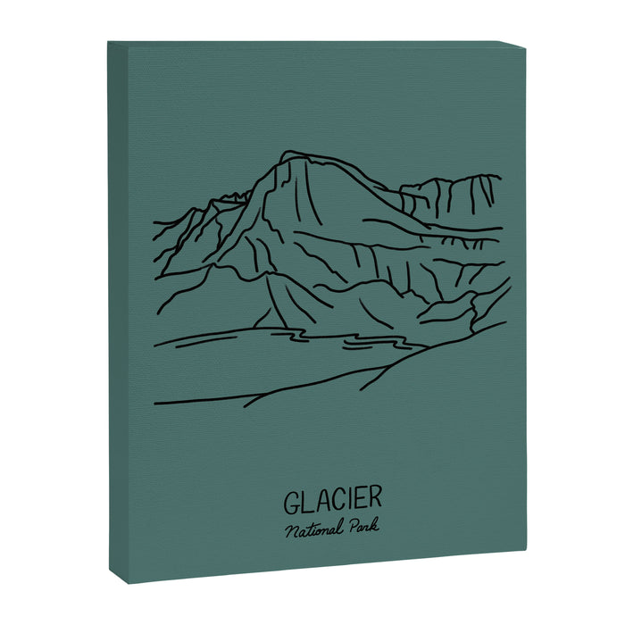 Glacier National Park Canvas Print Gallery Image 1