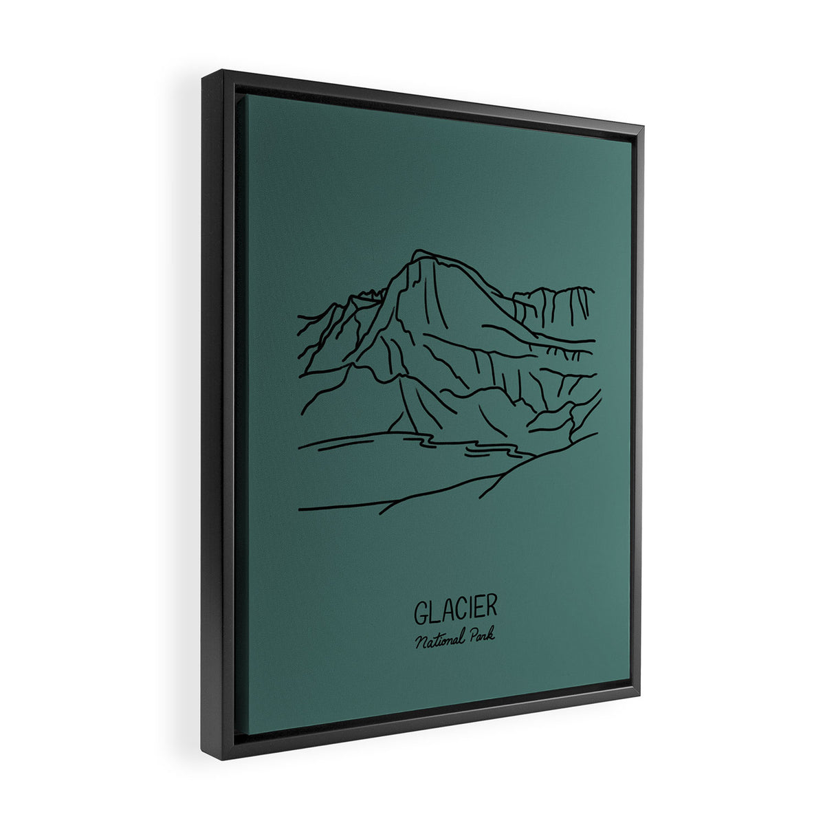 Glacier National Park Framed Canvas Print Gallery Image 2
