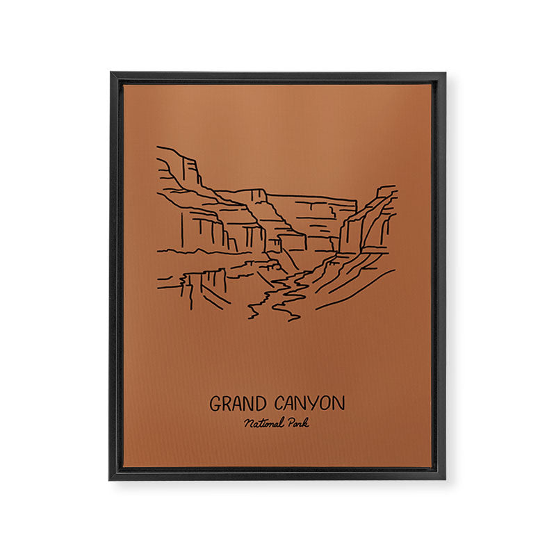 Grand Canyon National Park Framed Canvas Print Gallery Image 6