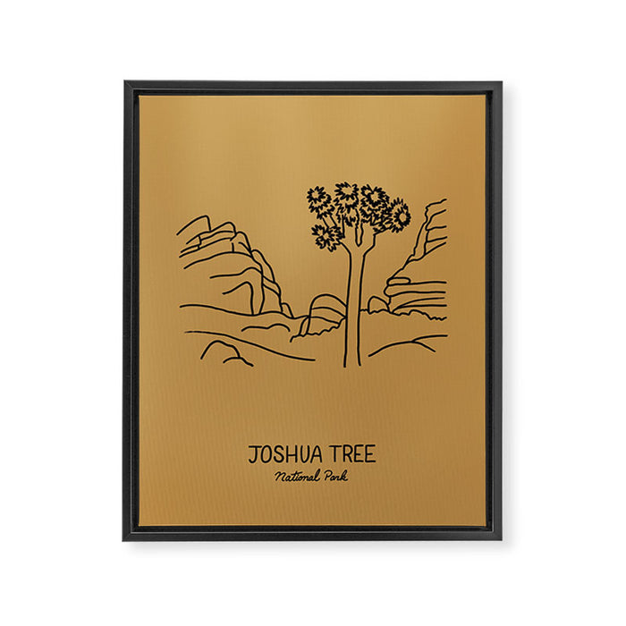 Joshua Tree National Park Framed Canvas Print Gallery Image 1