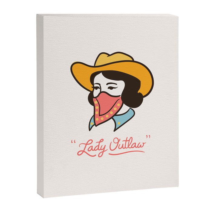 Lady Outlaw Canvas Print Gallery Image 1