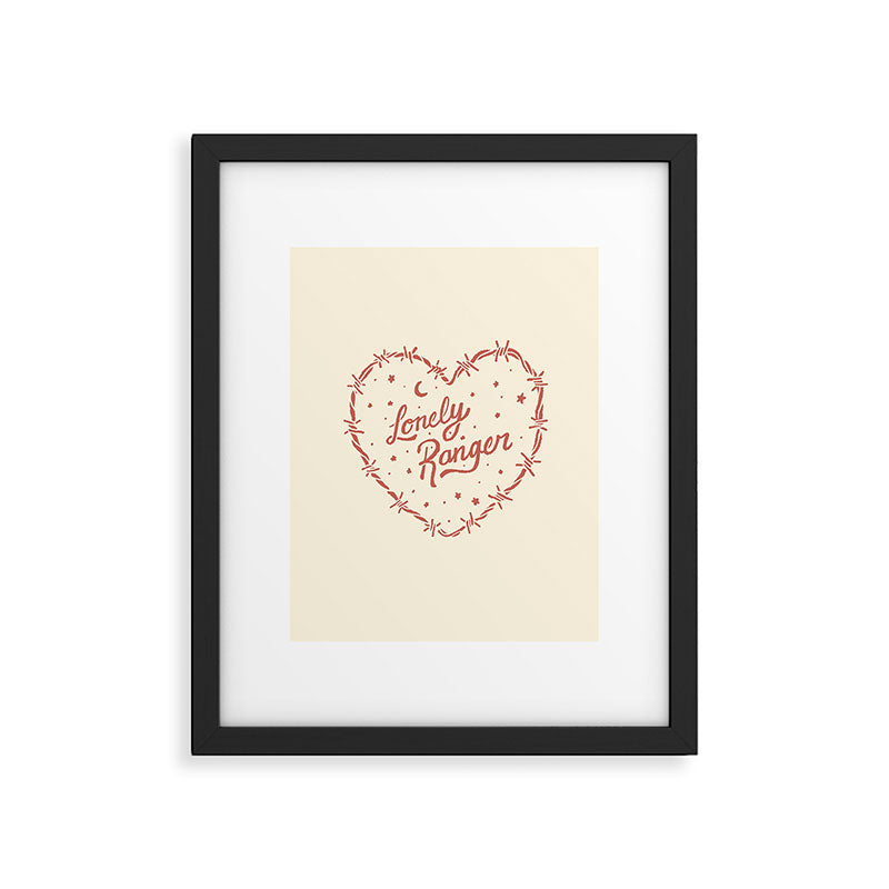 Lonely Ranger Framed Art Print Gallery Image 4