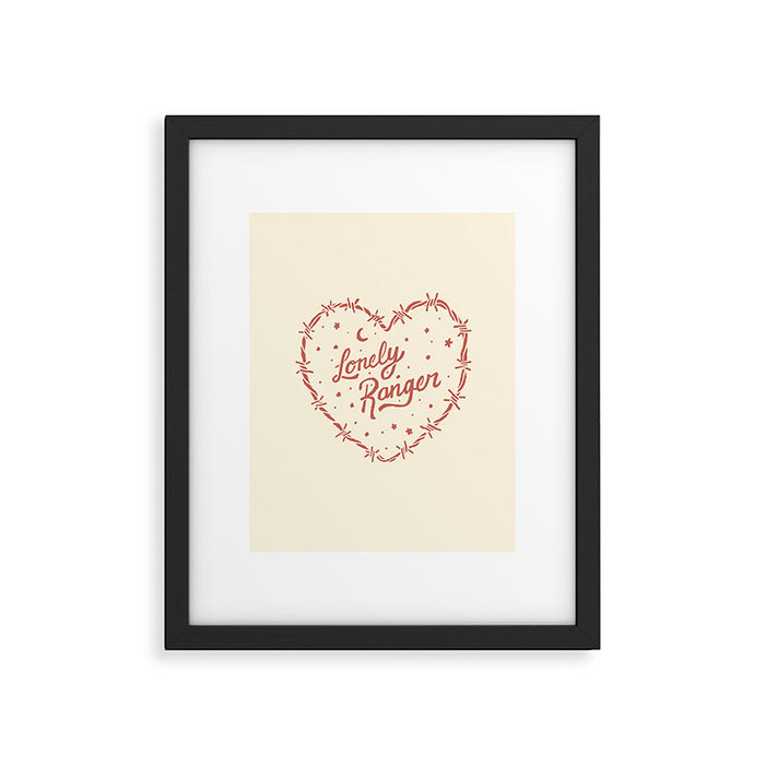 Lonely Ranger Framed Art Print Gallery Image 1