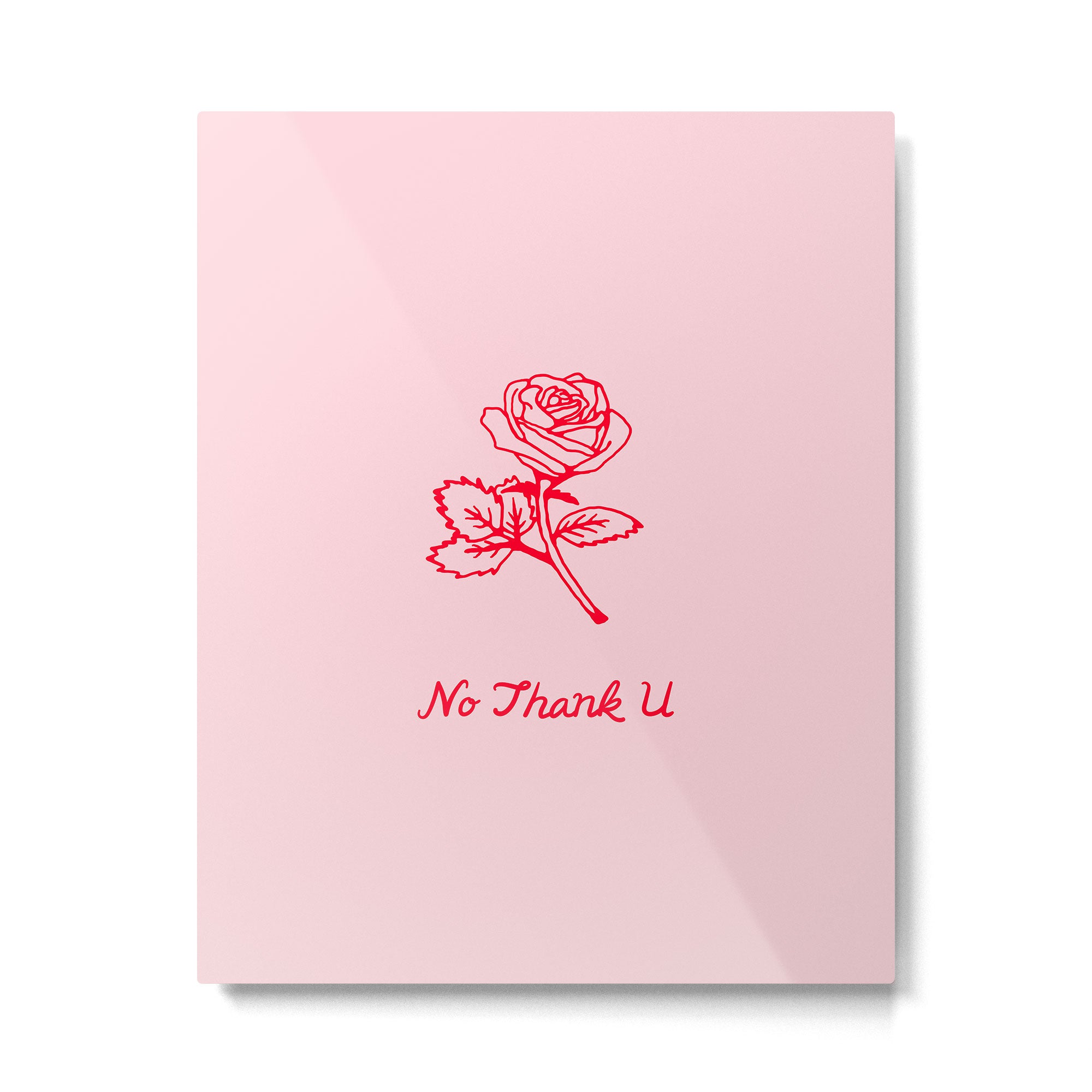 no thank u Metal Print Gallery Image 4