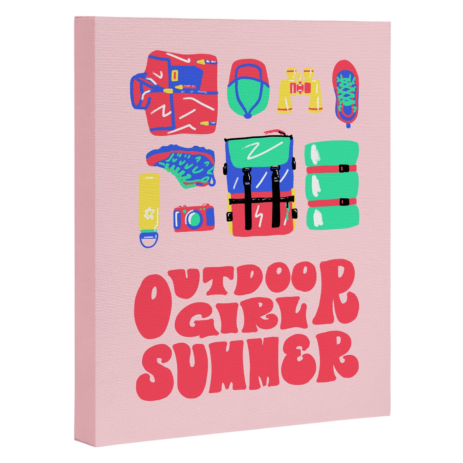 Outdoor Girl Summer Canvas Print Gallery Image 3