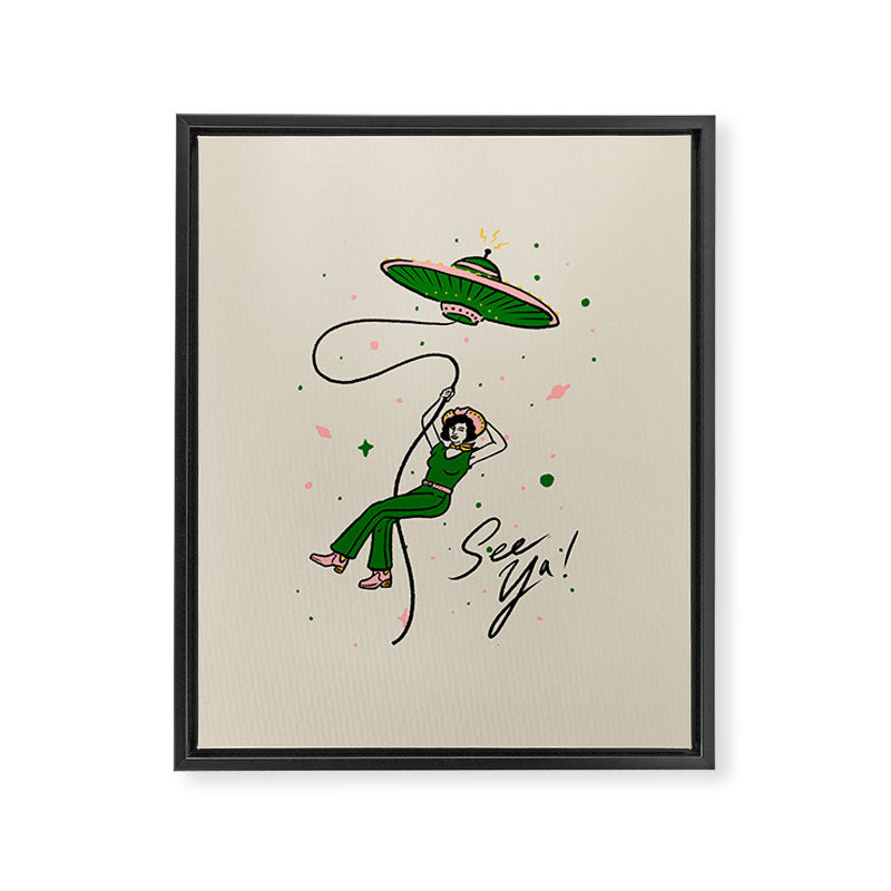 See Ya Framed Canvas Print Gallery Image 6