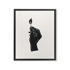 Strike a Light White Background Framed Canvas Print Gallery Image 6
