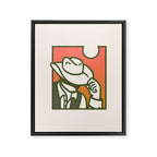Sunset Cowboy Framed Canvas Print Gallery Image 6